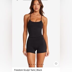 Freedom sculpt tank in black size small never worn no tags was too small on me
